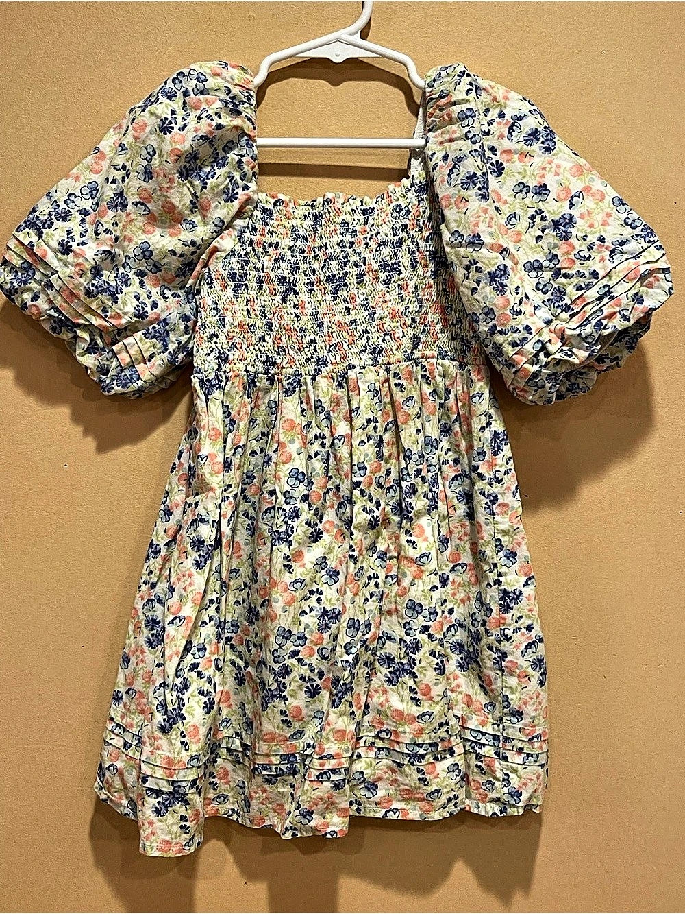 Janie and Jack Floral Puff Sleeve Dress
